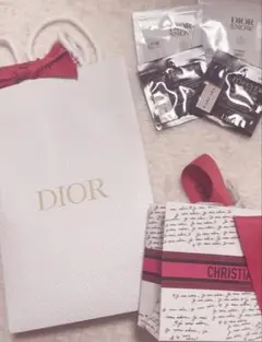 Dior ディオール ショップ袋 ギフトボックス リボン セット - メルカリ