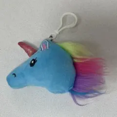 ユニコーン ぬいぐるみクリップ付き