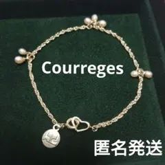 Courreges クレージュ 淡水パール ハート チェーン ブレスレットのサムネイル