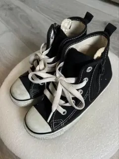 Converse ブラック ハイカットスニーカー　17センチ