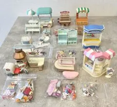 シルバニアファミリー　初期　ショップ　9店舗　まとめ売り