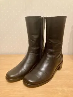 マーガレットハウエルブーツ　天然皮革　黒　23センチ