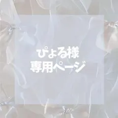 ぴょる様専用ページのサムネイル