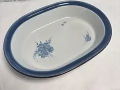 Noritake STONEWARE オーバル皿 花柄