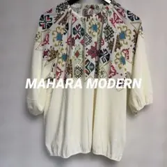 MAHARA MODERN エスニック柄ブラウス