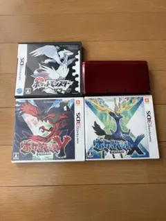 Nintendo 3DS 本体 ポケットモンスター XYブラック　3本セットのサムネイル