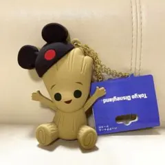 東京 ディズニー リゾート シリコン バッグチャーム マーベル グルート