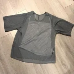 【美品】キャミソール付きトップス　ブルーのサムネイル