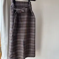 Ballseyブラウン系チェック スカート