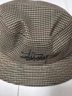 Stussy チェック柄 バケットハット