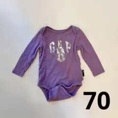 GAP ロンパース ミニー ディズニー 紫 パープル 70