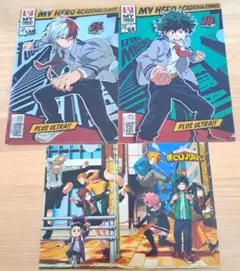 【僕のヒーローアカデミア】 クリアファイル3枚緑谷出久/轟焦凍