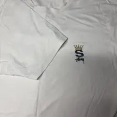 STUSSY クラウンロゴ 刺繍 Tシャツ