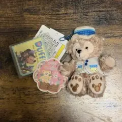 ダッフィー ストラップ付きマスコット 約10cm