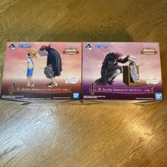 ワンピース一番くじ A賞「ルフィ＆シャンクス」B賞「ロー＆コラソン」