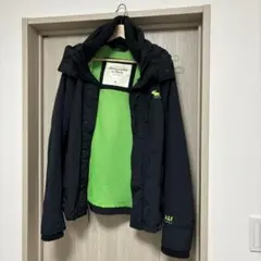 Abercrombie & Fitch マウンテンパーカー M 黒・緑