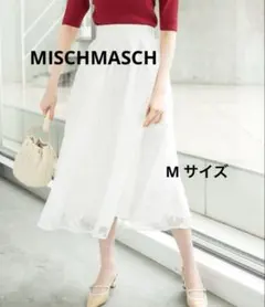 MISCHMASCH ミッシュマッシュ　メッシュフラワーフレアスカート