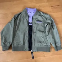 リバーシブル ジップアップジャケット