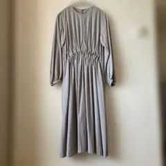 クリーニング済✨ エブール ライトシルクコットン バンドカラー 
