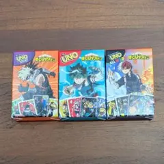 UNO 僕のヒーローアカデミア マクドナルドハッピーセット 3種類