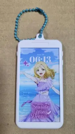 ラブライブサンシャイン Aqours スマホキーホルダー 小原鞠莉⑤
