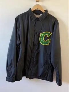 Calee コーチジャケット　虎柄 CALEE キャリー C/S CAL NT LOGO OVER COACH JACKET