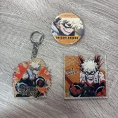 僕のヒーローアカデミア 爆豪勝己 アクリルキーホルダー 缶バッジ