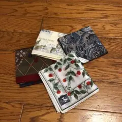 ハナエモリ他ハンカチ4枚セット