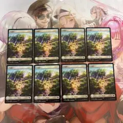 MTG チョコボトラックfoil 基本土地5種 英語版 - メルカリ