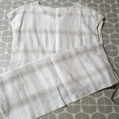 Studio Clip ストライプ ノースリーブ ワンピース