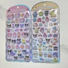 【正規品】サンリオ コットンパフィーシール メロクロ サンリオキャラクターズ