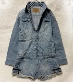 セシルマクビー　ロンパース　ショートパンツ　フリンジ