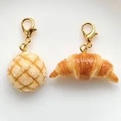【ハンドメイド】ミニチュアパン メロンパン チャーム
