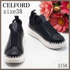CELFORD セルフォード　パールトリミングスニーカー　ブラック　2158 2026年最新】CELFORD レディース ローファー・革靴の人気アイテム