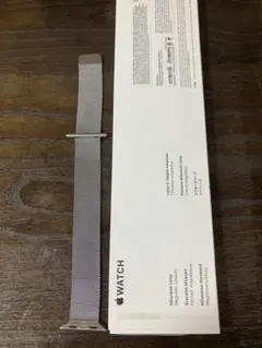純正 Apple Watch シルバー ミラネーゼループ 38/40/41/42