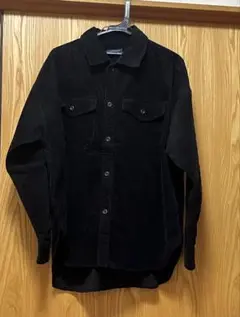 URBAN RESEARCH アーバンリサーチコーデュロイ　ブラックシャツ