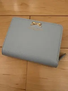 Samantha Thavasa ライトブルー 二つ折り財布