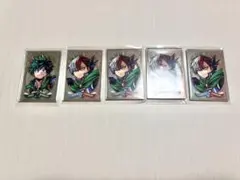 僕のヒーローアカデミア　パブミラー風アクリルステッカー　ファンタジー　緑谷　轟