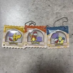 ポケモン×コメダ珈琲 キーホルダー3セット