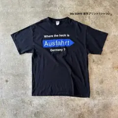 00s SOFFE 英字プリントTシャツ アメリカ古着