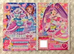 アイカツ！×プリパラ the movie 入場特典 大空あかり＆真中らぁら