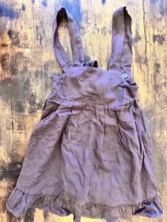 après les cours ブラウンワンピース 90サイズ