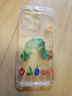 はらぺこあおむし　iPhone 16プロ　ケース　ソフト