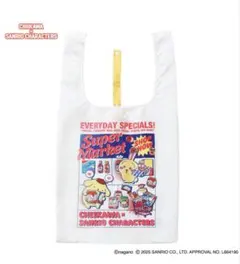 ちいかわ サンリオ コラボ エコバッグ ホワイト