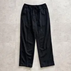 25SS marka シルクコットン イージーワイドパンツ 3 BLACK - メルカリ