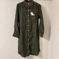 新品タグ付き ELKEX ロングシャツワンピース