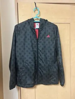 adidas ドット柄 ウィンドブレーカー　Lサイズ