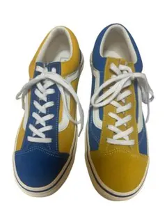 新品⭐︎《VANS》OLD SKOOL ブルー/ゴールド/マルチ（26cm）