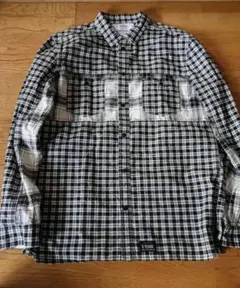 R.NEWBOLD×GOODHOOD コラボ 切り返しチェックシャツ XL