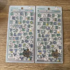 ポチャッコ ボンボンドロップシール 2枚　moji